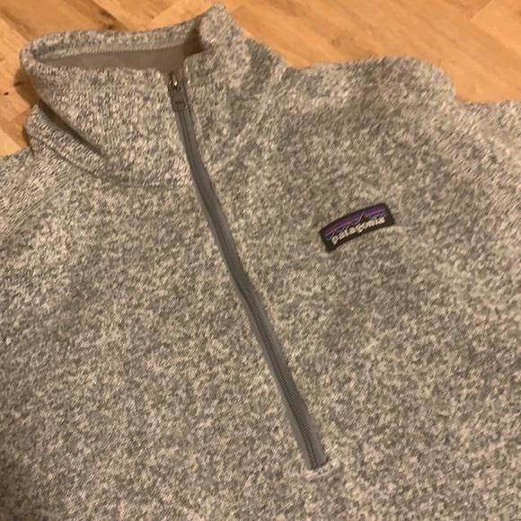 Patagonia fleece 3/4 zip grey sz xs - Picture 3 of 7